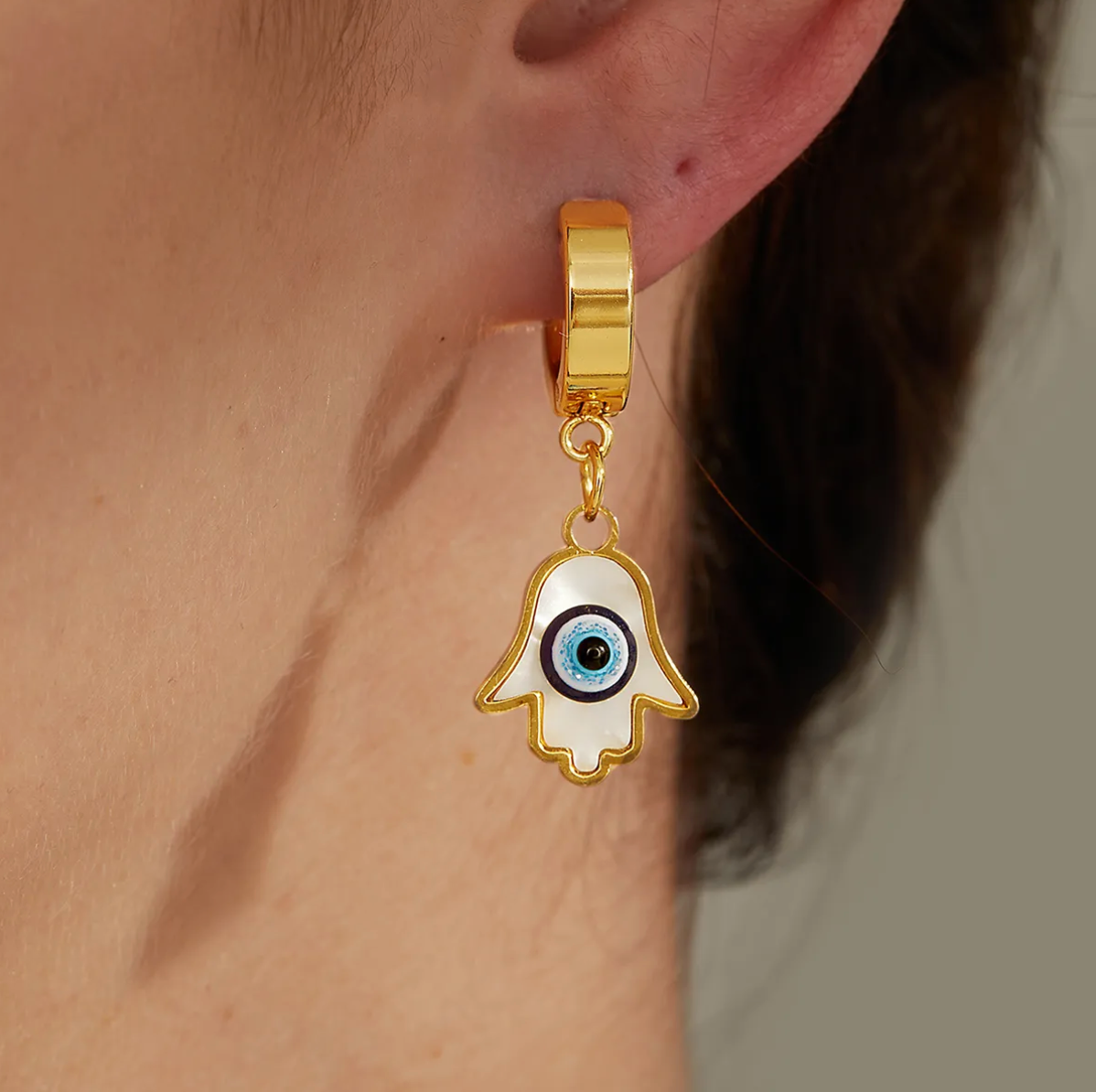 Boucles d’oreilles Main de Fatima