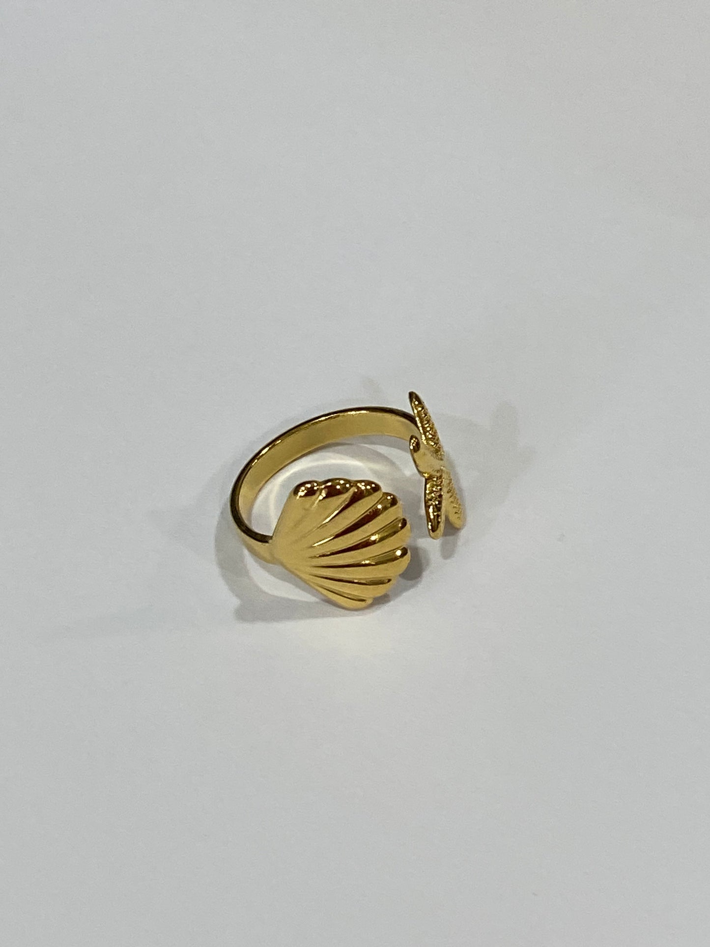 Bague Etoile de mer & Coquillage