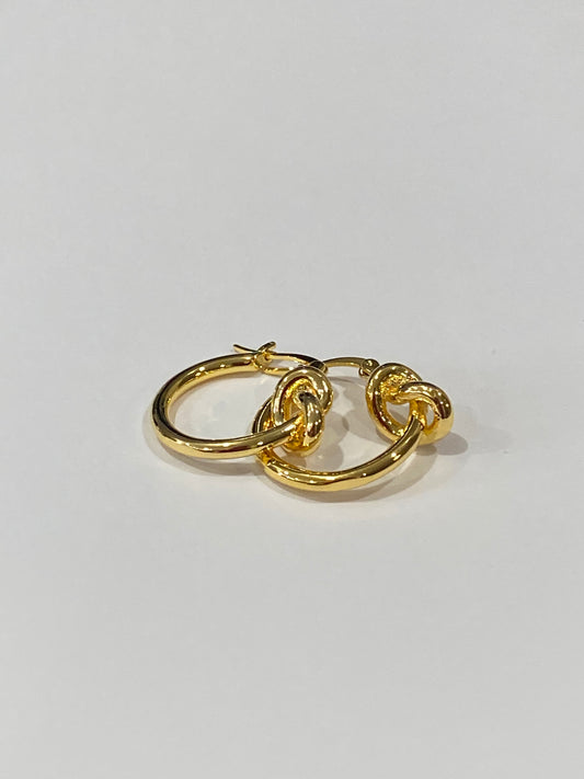 Boucles D'oreilles Noeud De Charme